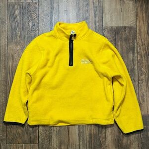Y2K Old Navy Boys Yellow Quarter Zip Jacket